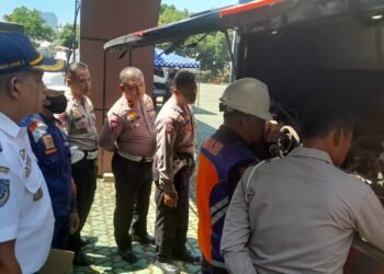Satlantas Polres Purwakarta Ikuti Peningkatan Kemampuan Ramp Check Di Polda Jabar