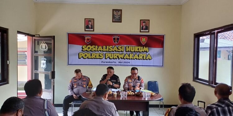 Polres Purwakarta Gelar Penyuluhan Hukum Ke Polsek Jajaran