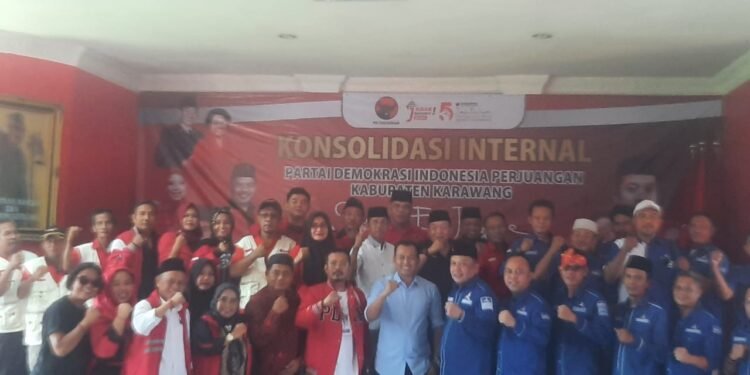 Demokrat Pedekate Dengan PDIP. Bangum Komumikasi Politik.Jelang Pilkada Karawang 2024
