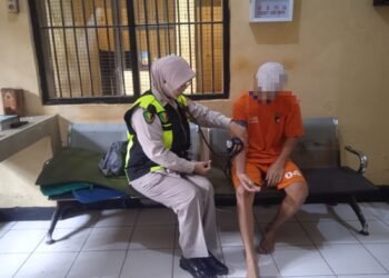 Pastikan Kesehatan Tahanan, Polres Purwakarta Lakukan Pengecekan Rutin