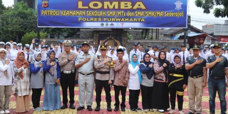 Satlantas Polres Purwakarta Gelar Lomba PKS Antas Sekolah