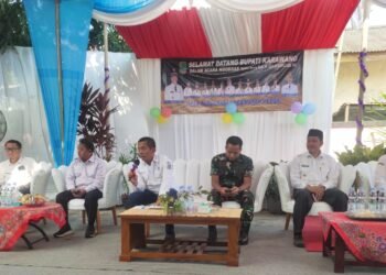 Bupati Karawang Aep : Pemkab Sudah Siapkan Anggaran APBD 2024 Rp 12 Miliar  Buat Bangun Jalan  Dongkal Sungai Buntu