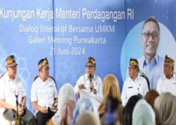 Kunjungi Purwakarta Mendag Temui Puluhan Pelaku UMKM