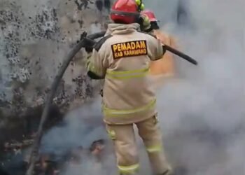Sedang Masak , Gas Melon Bocor Rumah  Sriwati Hangus Terbakar