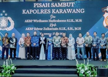 Bupati  Lepas AKBP Wirdharto Sambut AKBP Edwar Zulkarnaen Sebagai Kapolres Karawang
