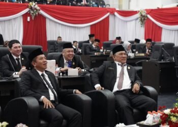 Rapat Paripurna Perdana Dengar Pidato Kenegaraan Sekaligus Bentuk Fraksi Fraksi DPRD Karawang