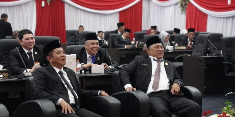 Rapat Paripurna Perdana Dengar Pidato Kenegaraan Sekaligus Bentuk Fraksi Fraksi DPRD Karawang