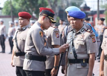 Kapolres Karawang  Rotasi Dua Jabatan  Kasat dan Kapolsek Cibuaya