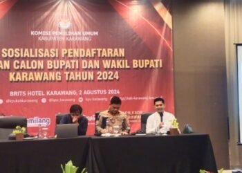 KPU Karawang Gelar Sosialisai  Pilkada 2024.Ini Tahapannya