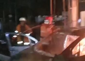 SPBU Kota Baru Terbakar, Satu Unit Mobil Hangus Dilalap Sijago Merah