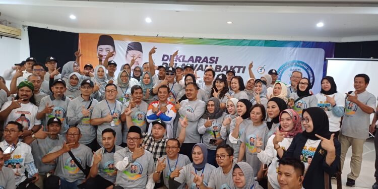 Relawan BAKTI Dekralasi Dukung Penuh Palson No 2. Aep-Maslani Untuk Pilkada Karawang