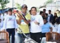 HUT Karawang 391 Ribuan Warga Antusias Mancing Gratis  Bupati  Aep Syaepuloh Berikan Hadiah Sepeda Kepada Peserta