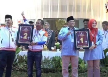 KPU Resmi Tetapkan Nomor Urut Dua Paslon  Pilkada Karawang 2024