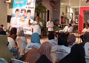Wow Keren Ratusan Emak Emak Komitmen Pilih Paslon No 2 Aep-Maslani di Pilkada Karawang