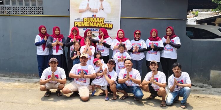 Terbukti  Karawang Maju Warga Perumahan Singa Perbangsa Dukung Paslon No 2 Aep-Maslani