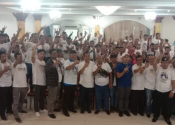 BURSA  Bersama Lima Serikat Pekerja Konsolidasi Pemenangan Aep- Maslani di Pilkada Karawang