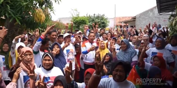Program Rasional  Karawang Maju Aep-Maslani Dapat Dukungan Ribuan Masyarakat Cikampek