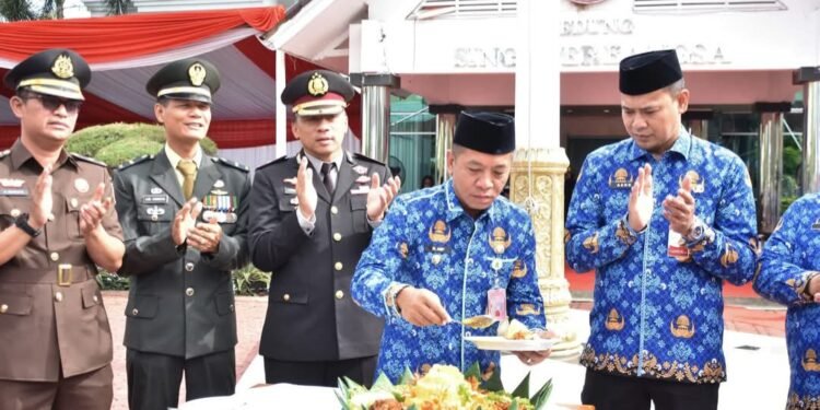 HUT ke 53 Bupati Aep Syaepuloh Tegaskan  Korpri Sebagai Penguat Jiwa Korp ASN dan Pemersatu Bangsa