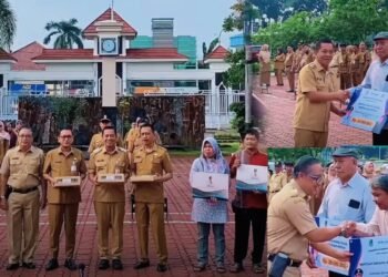 Bupati Aep Syaepuloh Serahkan Bantuan Alat Produksi Kepada 23 Pelaku UMKM