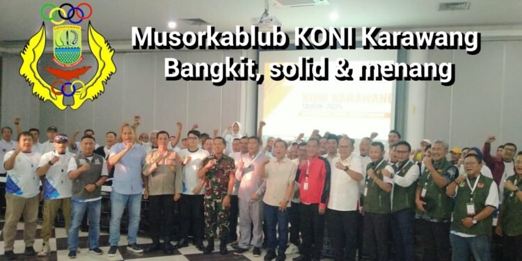 Bupati Aep Syaepuloh Resmi Buka Musorkab Lub KONI Karawang