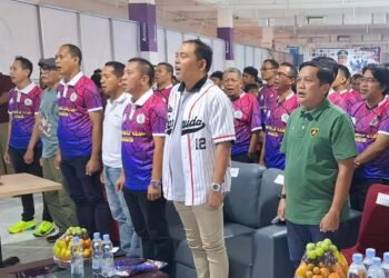 Bupati Aep Syaepuloh Bareng Sekda  Buka Turnamen Tenis Meja 2025