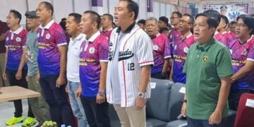 Bupati Aep Syaepuloh Bareng Sekda  Buka Turnamen Tenis Meja 2025