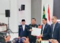 Bupati Aep Syaepuloh Kukuhkan Dhani Sudirman Jadi Ketua Katar Kabupaten Karawang Priode 2024-2029