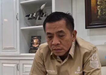 Respon Keluhan Warga Bupati Aep Syaepuloh Desak DBMPR Propinsi Jabar Segera Tuntaskan Jembatan Balley Cicangor Pangkalan