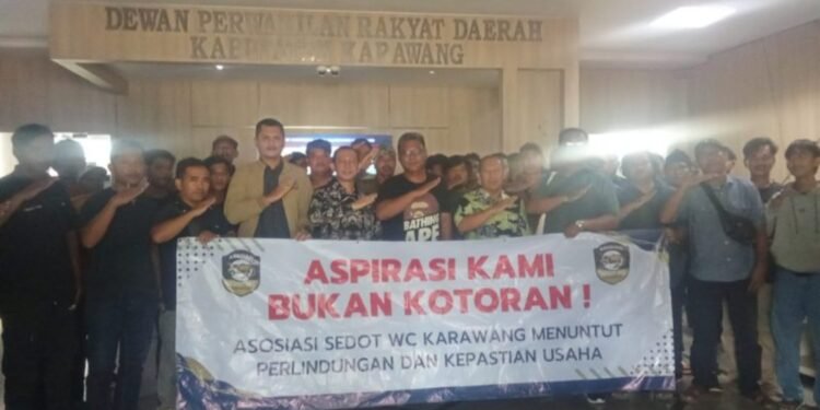 Komisi III DPRD Karawang Tampung Aspirasi Puluhan Pelaku Usaha Sedot WC