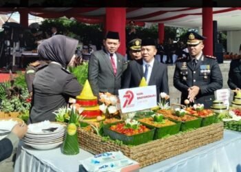 HUT Bhayangkara Ke 79  Polres Karawang Komitmen Berikan Layanan Terbaik Kepada Masyarakat