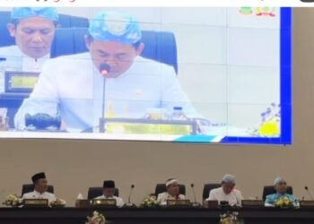 Paripurna Istimewa Ketua  DPRD Endang Sodikin  Ajak Semua Elemen Bersama Membangun Karawang